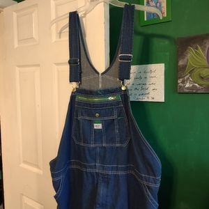 Men's Overalls Bib Cotton Blue New With Tags